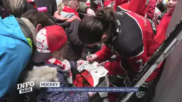 Un public plus nombreux que jamais derrière les lionnes