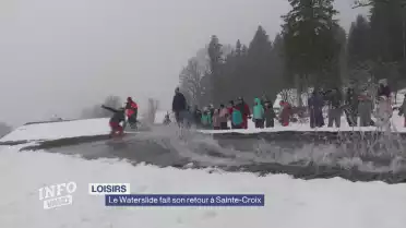 Le Waterslide fait son retour à Sainte-Croix