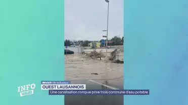 Bussigny, Crissier et Ecublens privées d'eau