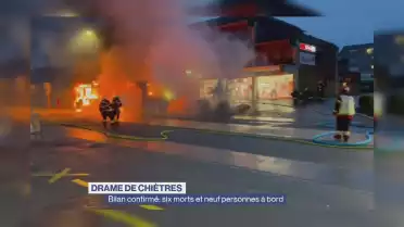 Drame de Chiètres: six morts et neuf personnes à bord