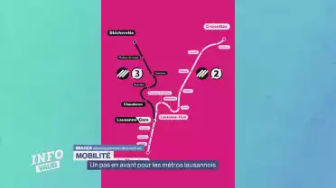 Un pas en avant pour les métros lausannois