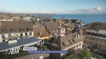 Nyon dans le rouge, mais moins que prévu