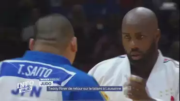 Teddy Riner de retour sur le tatami à Lausanne