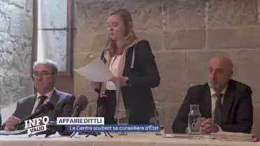 Affaire Dittli: le Centre soutient sa conseillère d'État