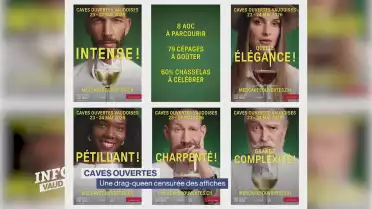 Caves ouvertes: une drag-queen retirée des affiches
