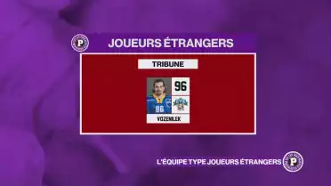 L'équipe type de la saison des joueurs étrangers