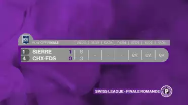 Swiss League - Sierre remporte le premier match de la finale
