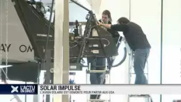 Solar Impulse démonté pour rejoindre les USA