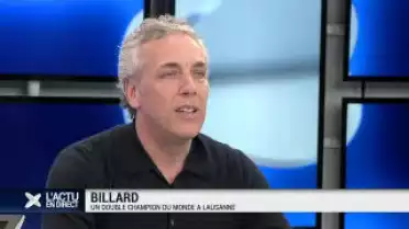 Billard: un double champion du monde à Lausanne