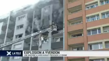 Explosion à Yverdon : une machine à laver visée