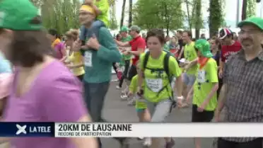 20km de Lausanne: record de participation
