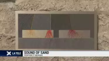 Sound of sand: peinture et musique