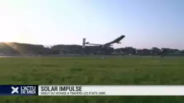 Solar Impulse: début du voyage à travers les USA