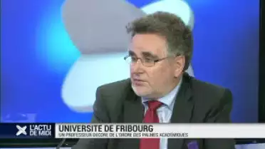 Université de Fribourg: un professeur décoré