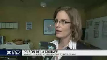 Prison de la Croisée: 80 places de détention