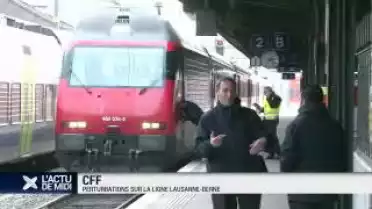 CFF: perturbations sur la ligne Lausanne-Berne