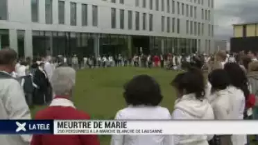 Marche blanche pour Marie à Lausanne