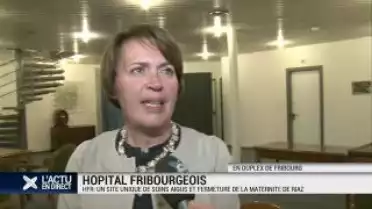 Hôpital fribourgeois: un site de soins aigus et fermeture de la maternité de Riaz