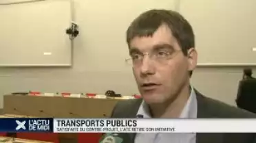 Transports publics: l&#039;ATE retire son initiative