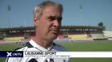 La reprise du Championnat pour le Lausanne-Sport