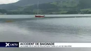 Un homme retrouvé mort dans le lac de la Gruyère