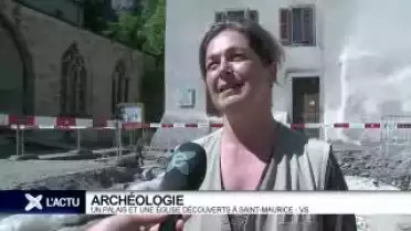Découverte archéologique à Saint-Maurice (VS)