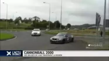 Cannonball 2000: des bolides de luxe traversent la région
