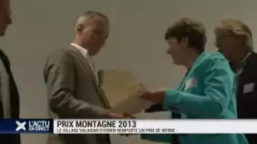 Prix montagne 2013: un village valaisan décroche le prix