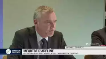 Meurtre d&#039;Adeline : Conférence du Procureur de Genève