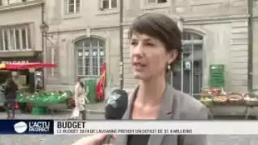 Lausanne: 31,4 millions de déficit pour le budget 2014