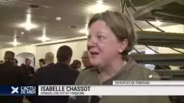 Les adieux d&#039;Isabelle Chassot au Grand Conseil fribourgeois