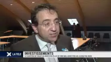 Vaud: plus de 800 millions d&#039;investissement jusqu&#039;en 2020