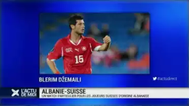 Football: match Albanie-Suisse