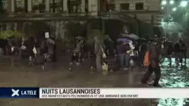 Manifestation pour défendre les nuits lausannoises
