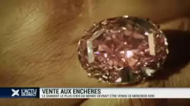 Vente aux enchères: Diamant le plus cher du monde à Genève