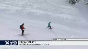 Ecomobilité: les stations de ski romandes à la traîne