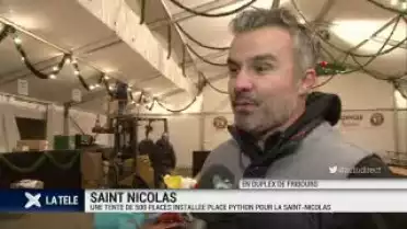 Une tente de 500 places montée à Fribourg pour la St-Nicolas