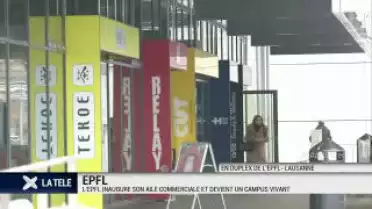 L&#039;EPFL inaugure son centre commercial