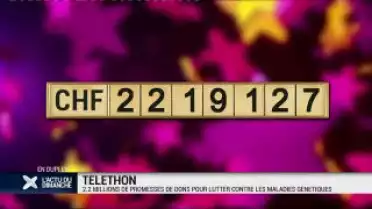 2.2 millions de francs pour le Téléthon en Suisse