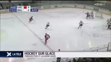 Hockey: Fribourg échoue à Davos, Lausanne bat Lugano