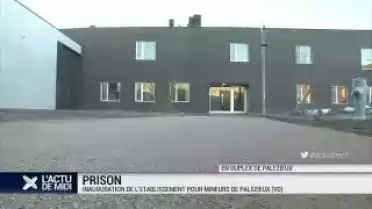 Inauguration de la prison pour mineurs de Palézieux