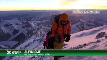 Sophie Lavaud gravit la face nord de l&#039;Everest