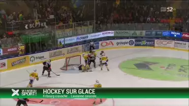 Hockey sur Glace : Fribourg cravache… Lausanne caracole…