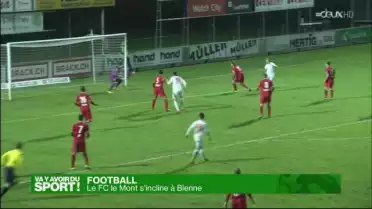 Football: Le FC le Mont s’incline à Bienne