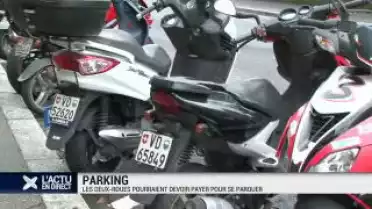 Des places payantes pour les scooters à Lausanne