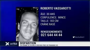 Un homme de 30 ans a disparu de l&#039;hôpital de Prangins