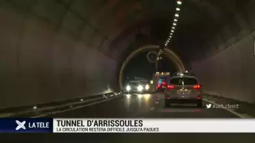 La circulation restera difficile dans le tunnel d&#039;Arrissoules