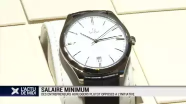 Des entrepreneurs horlogers opposés au salaire minimum