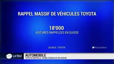 Toyota rappelle 18&#039;000 véhicules en Suisse