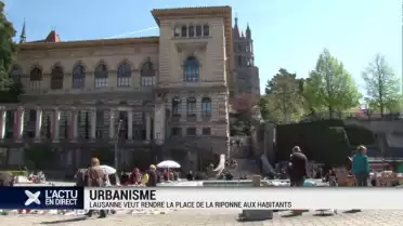 Lausanne veut rendre la place de la Riponne aux habitants